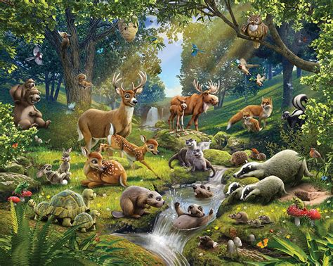animals in the forest|Animals of the Forest .